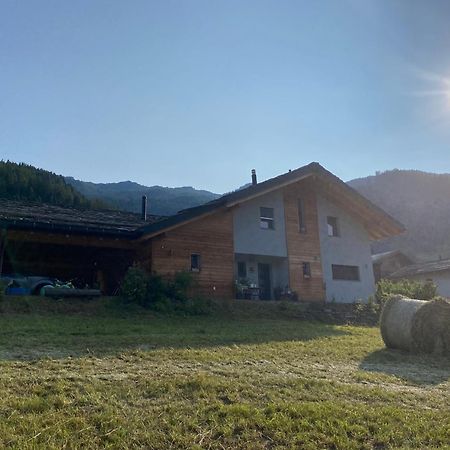 Ferienwohnung Aux Grands-Vergers Bruson Exterior foto