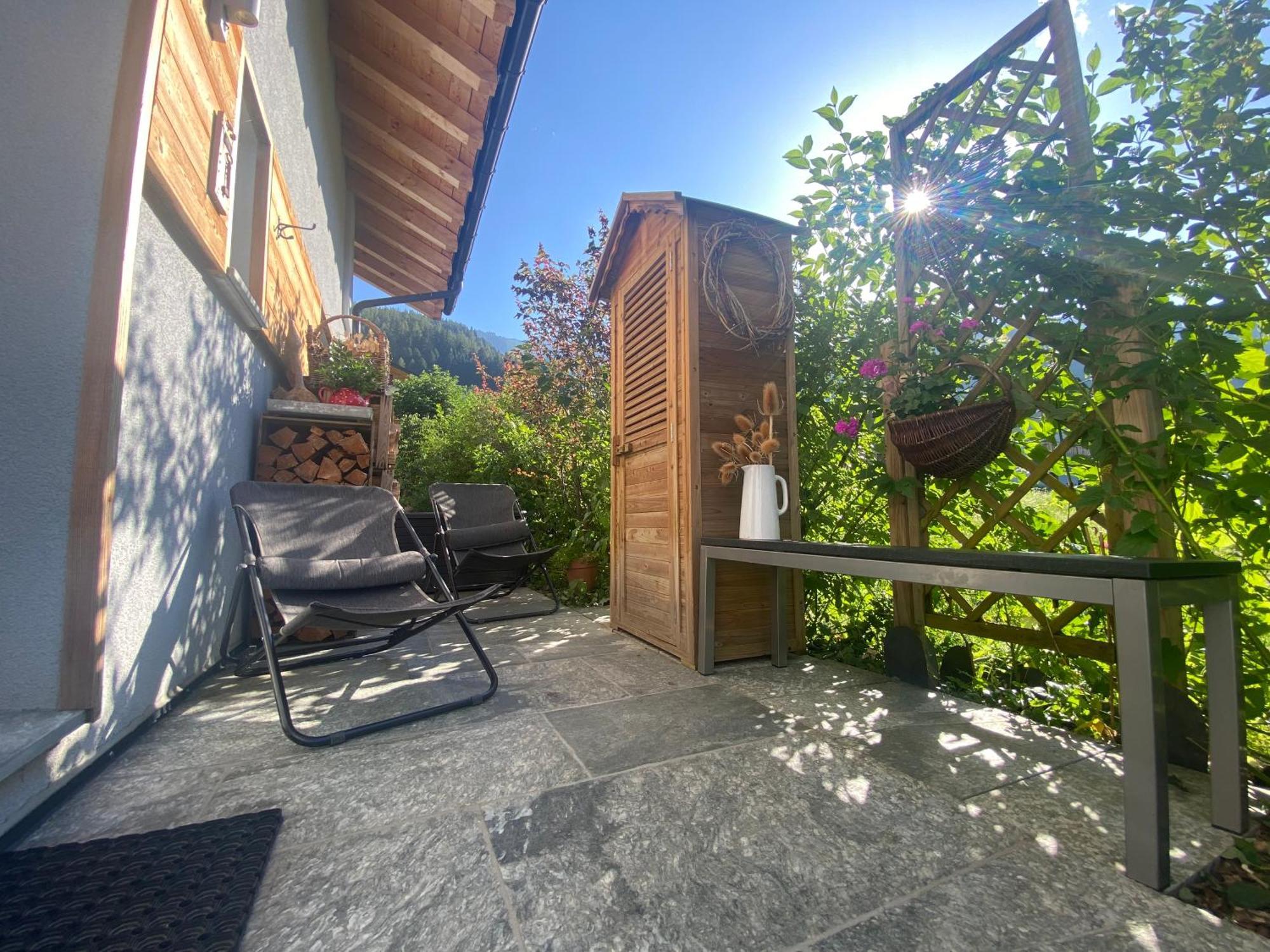 Ferienwohnung Aux Grands-Vergers Bruson Exterior foto