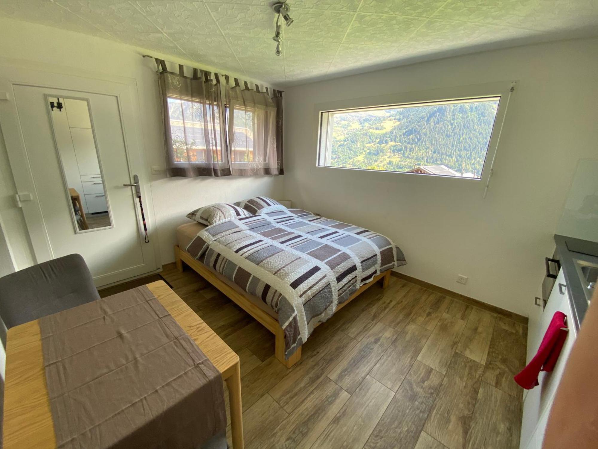 Ferienwohnung Aux Grands-Vergers Bruson Exterior foto
